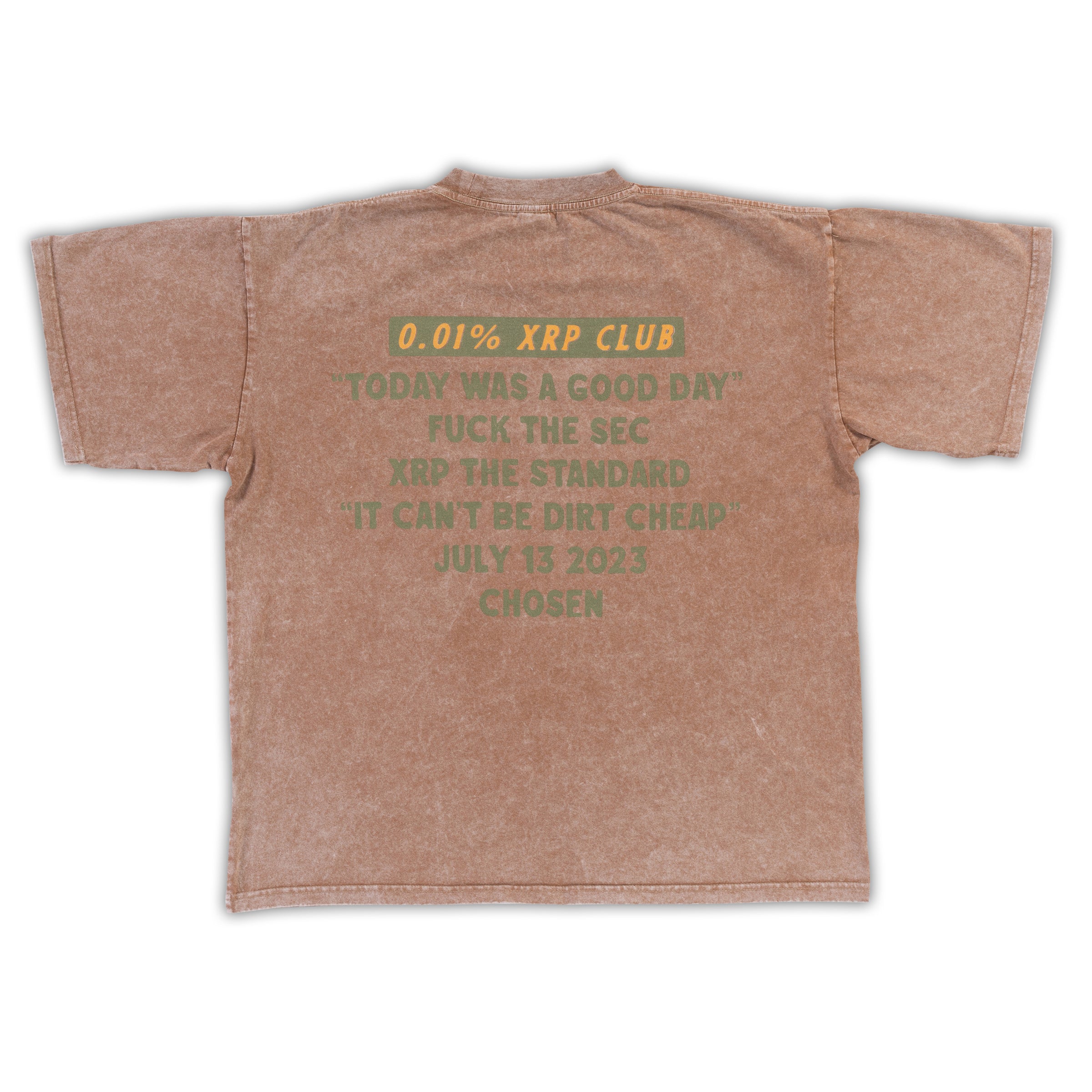 0.01% XRP Club T-Shirt
